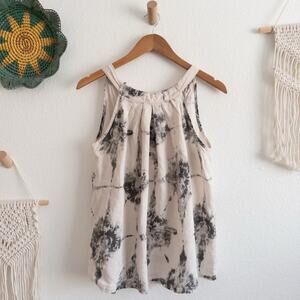 Bellambia Linen Neutral Tank Top Blouse Size Small